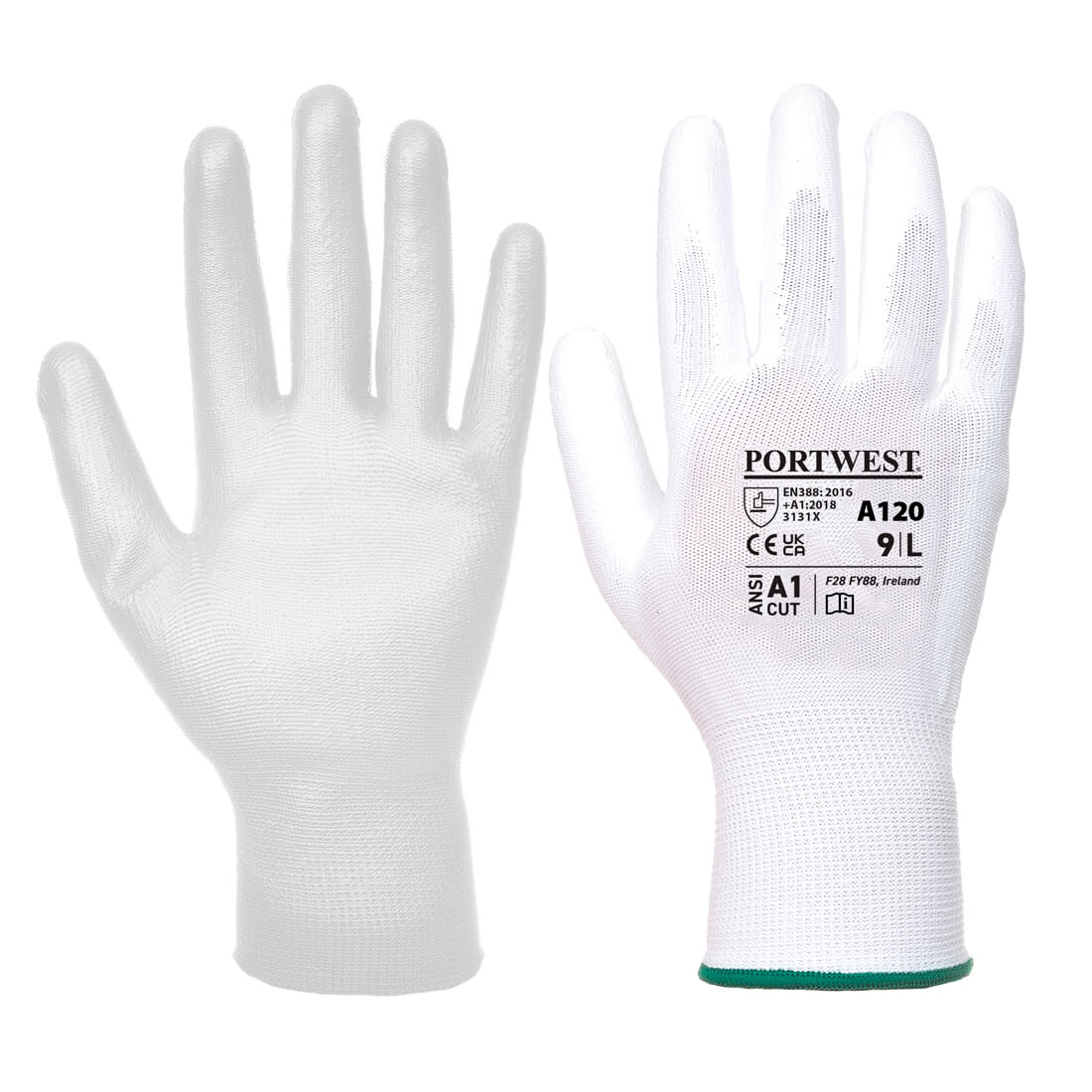 PU Palm Glove - White