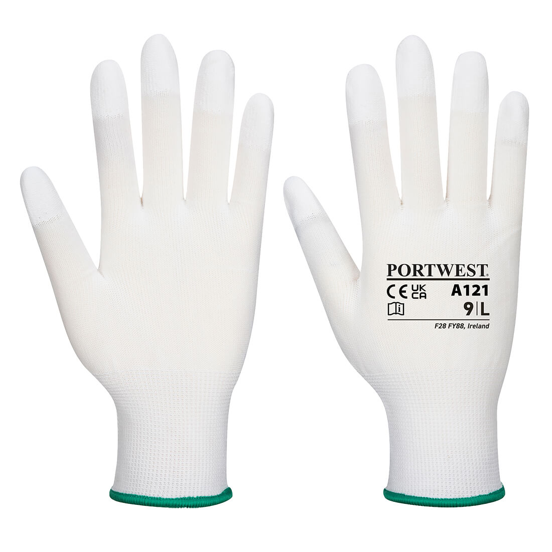 PU Fingertip Glove - White