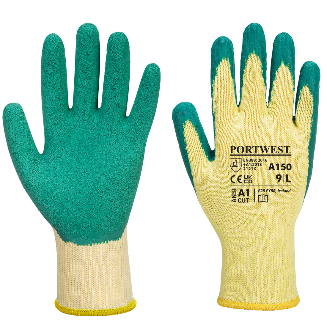 Classic Grip Glove - Latex - Green