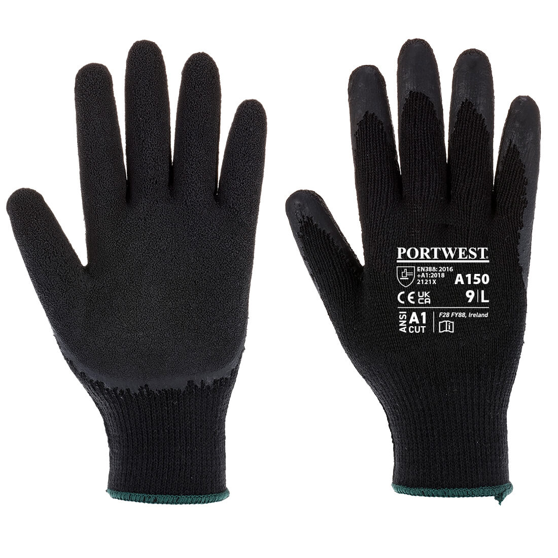 Classic Grip Glove - Latex - Black