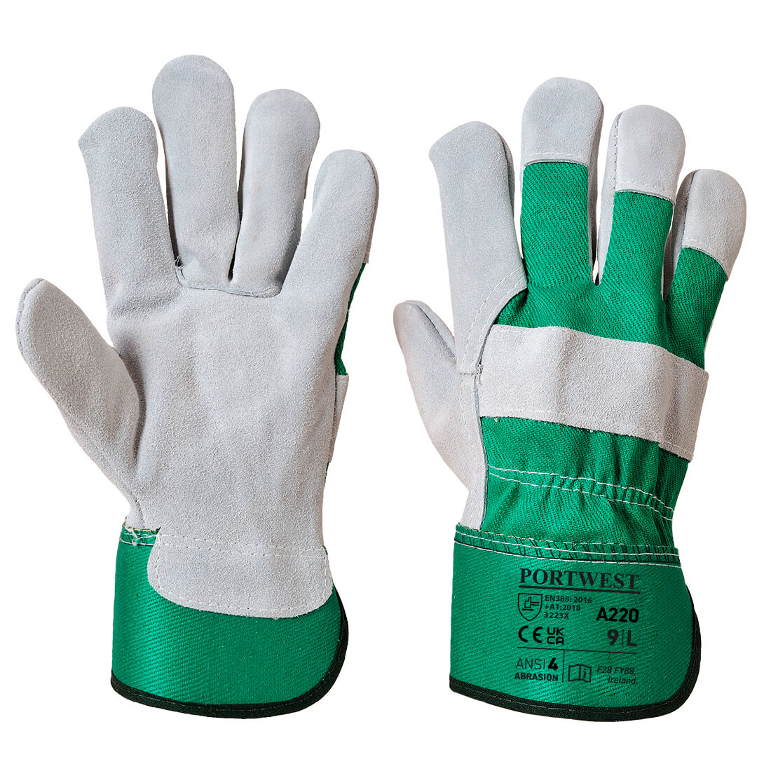 Premium Chrome Rigger Glove - Green