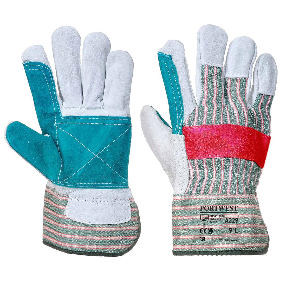 Classic Double Palm Rigger Glove - Green
