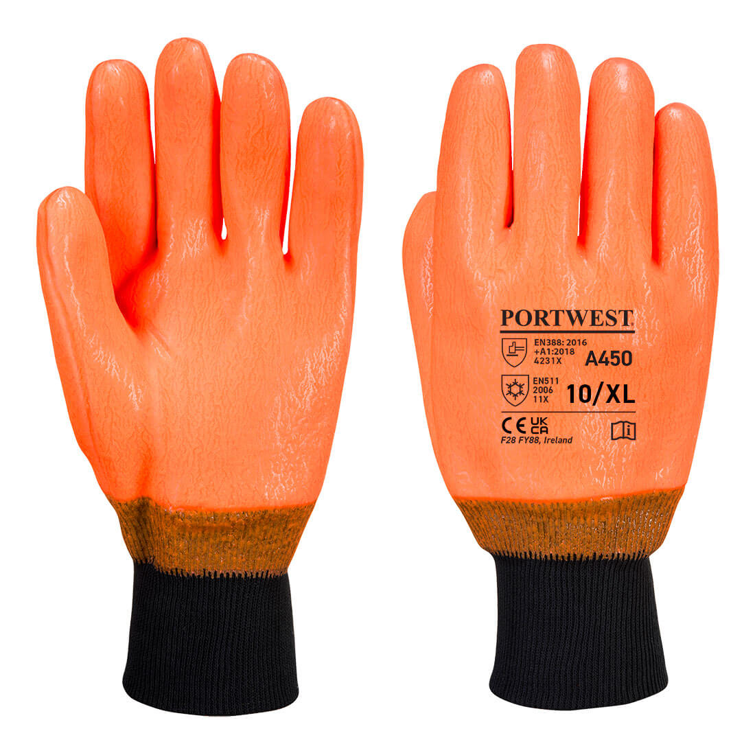 Hi-Vis Weatherproof Glove - Orange