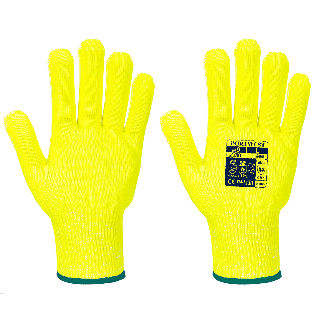 Pro Cut Liner Glove - Yellow