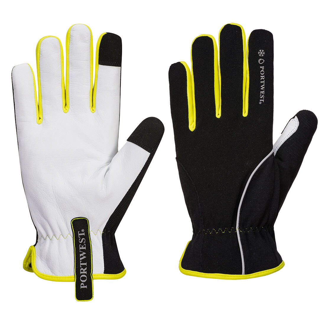PW3 Winter Glove - Black/Yellow