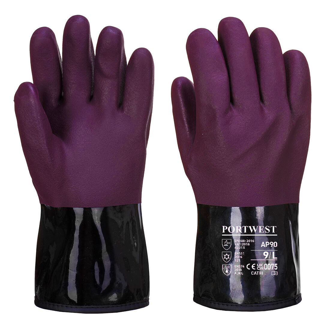 Chemtherm Glove - Purple/Black