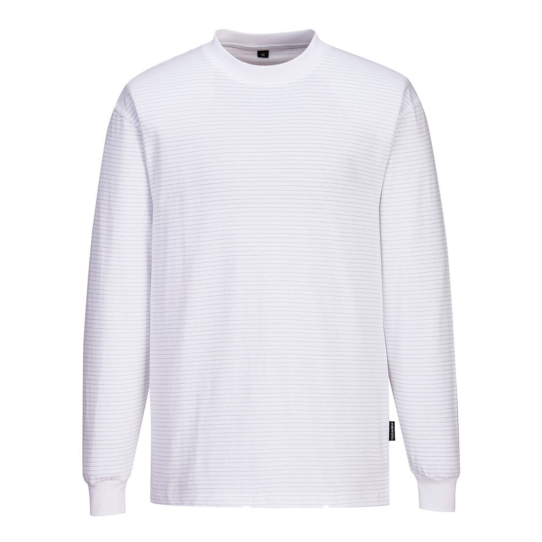 Anti-Static ESD Long Sleeve T-Shirt - White