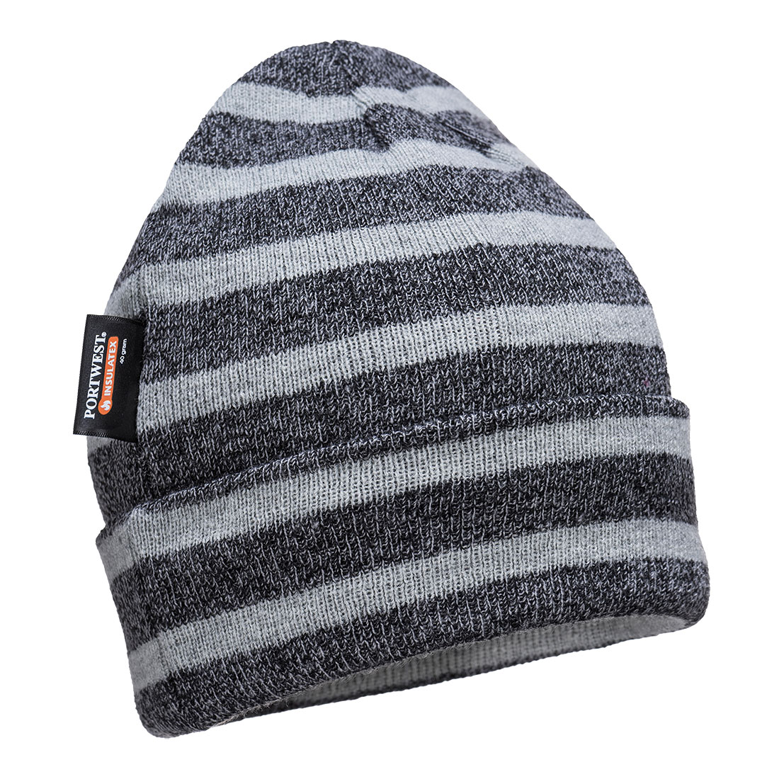 Striped Insulated Knit Cap, Insulatex Lined