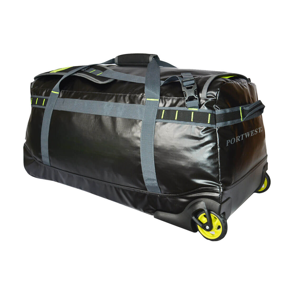 PW3 100L Water-resistant Duffle Trolley Bag - Black