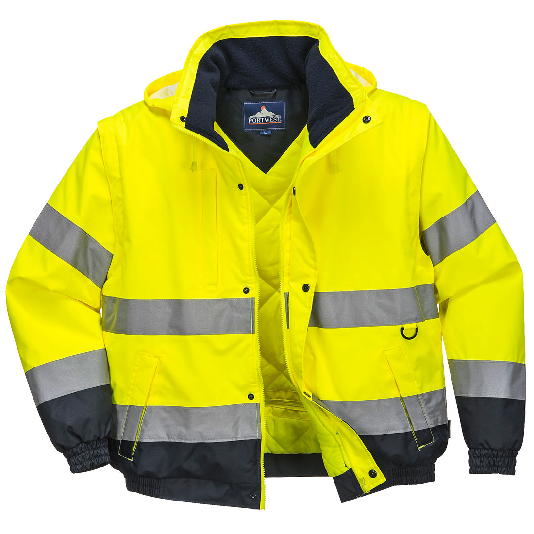 HI-Vis 2-in-1 Jacket - Yellow