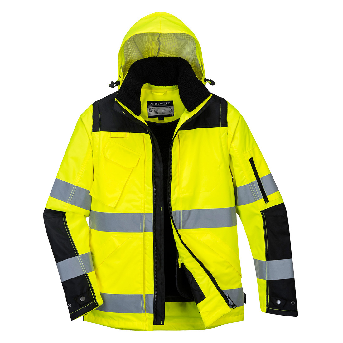Pro Hi-Vis 3-in-1 Jacket - Yellow/Black