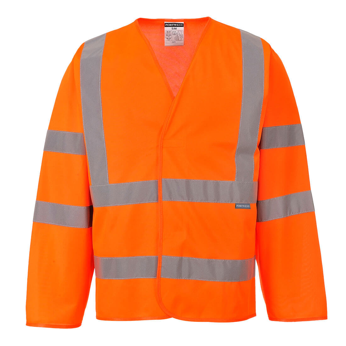 Hi-Vis Two Band & Brace Jacket - Orange