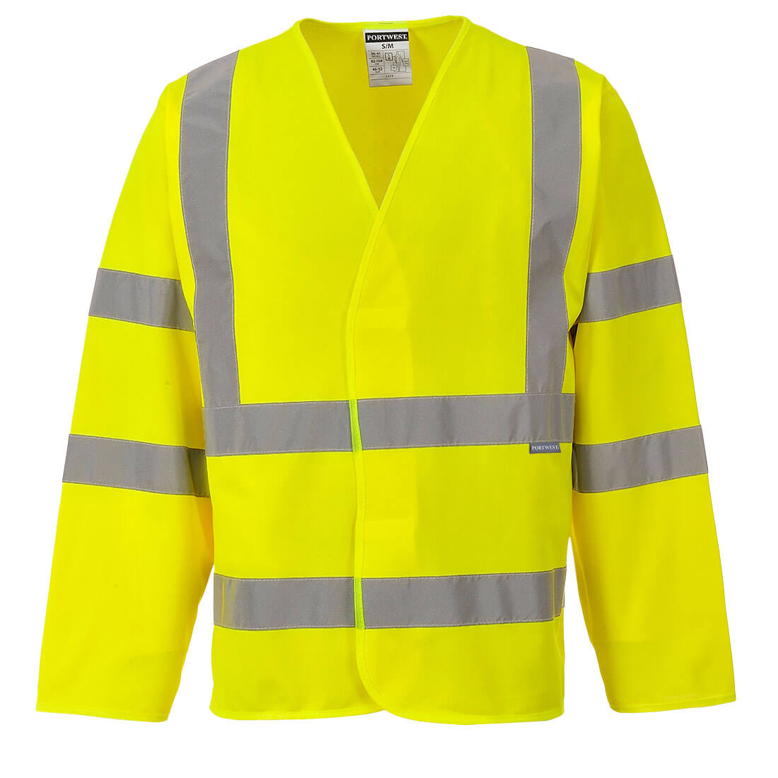 Hi-Vis Two Band & Brace Jacket - Yellow