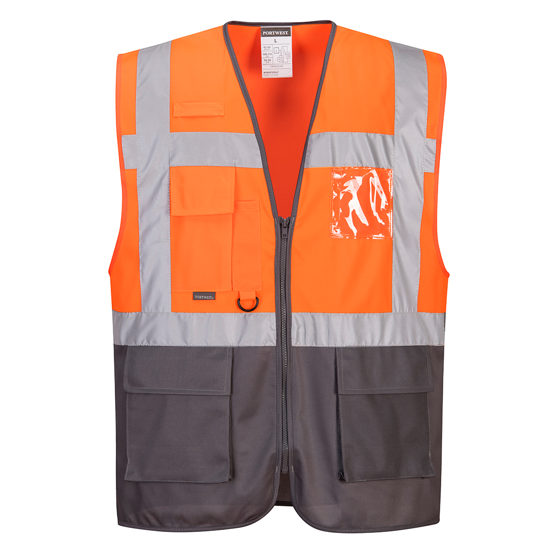 Warsaw Executive Vest - Orange/Grey