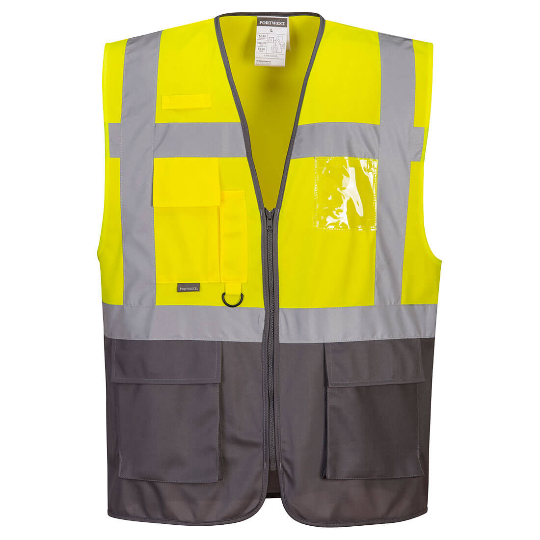Warsaw Executive Vest - Yellow/Grey