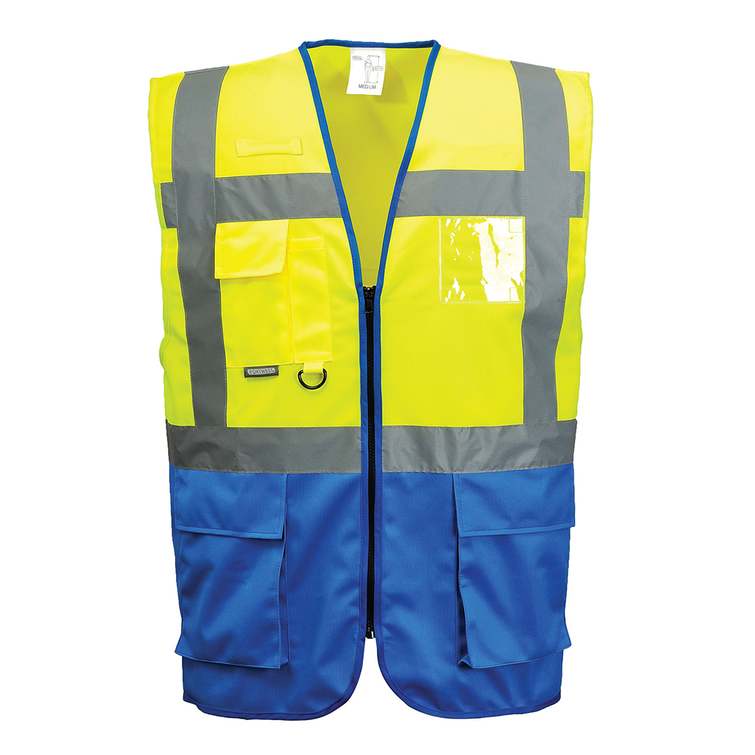 Warsaw Executive Vest - Yellow/Royal