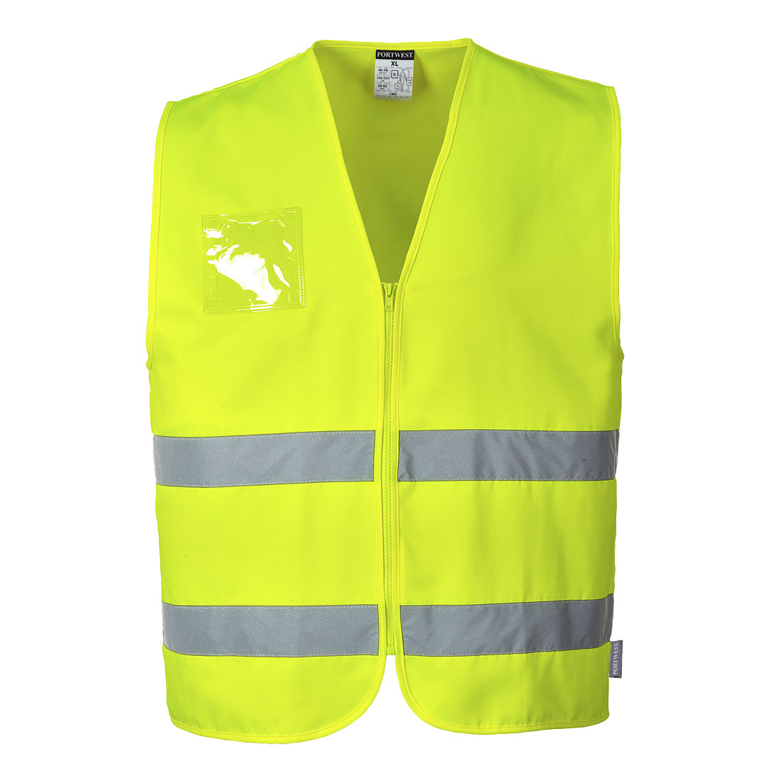 Hi-Vis Polycotton Vest - Yellow