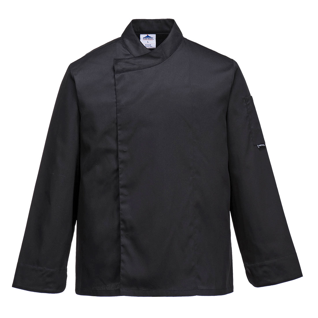 Cross-Over Chefs Jacket - Black