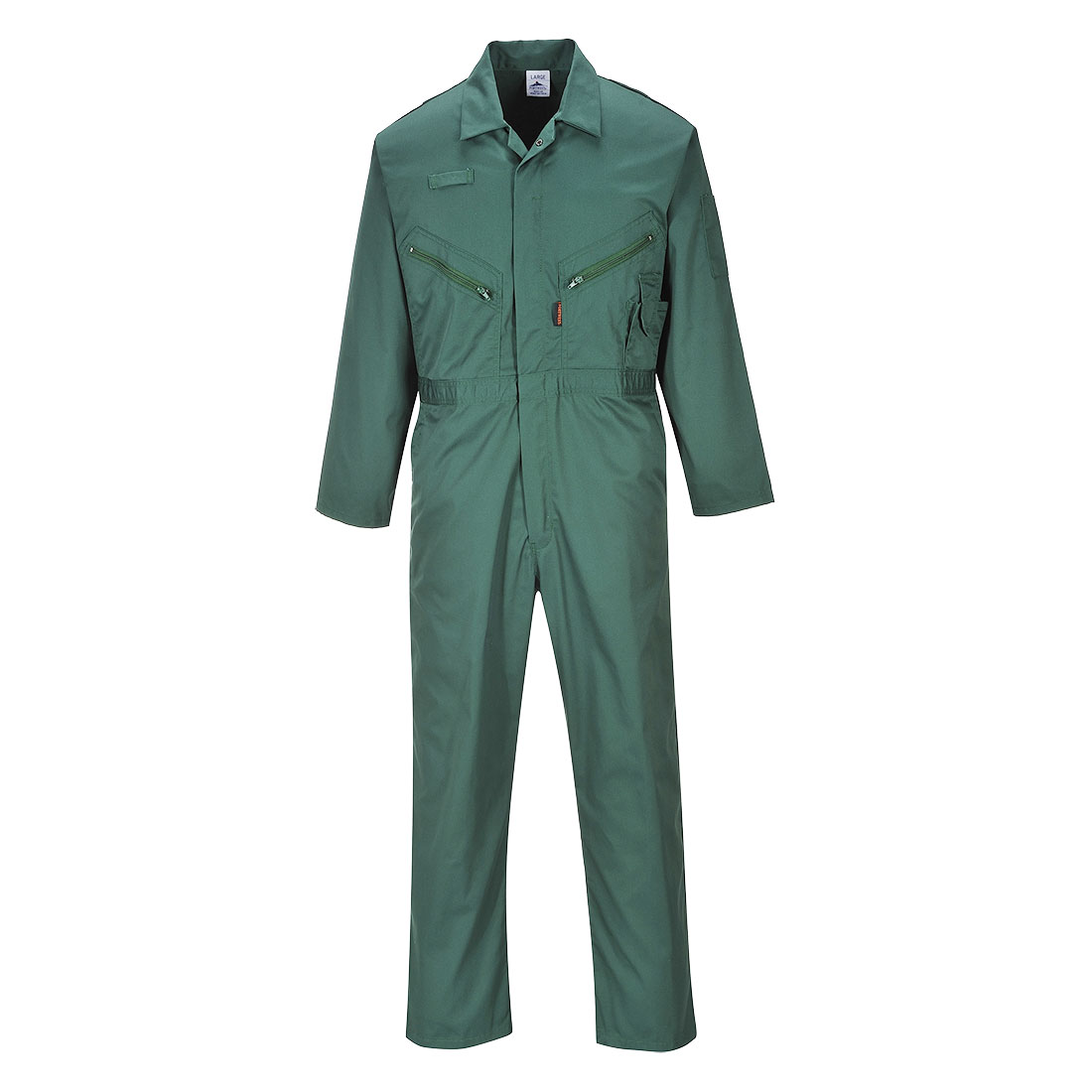 Liverpool Zip Coverall - Bottle Green