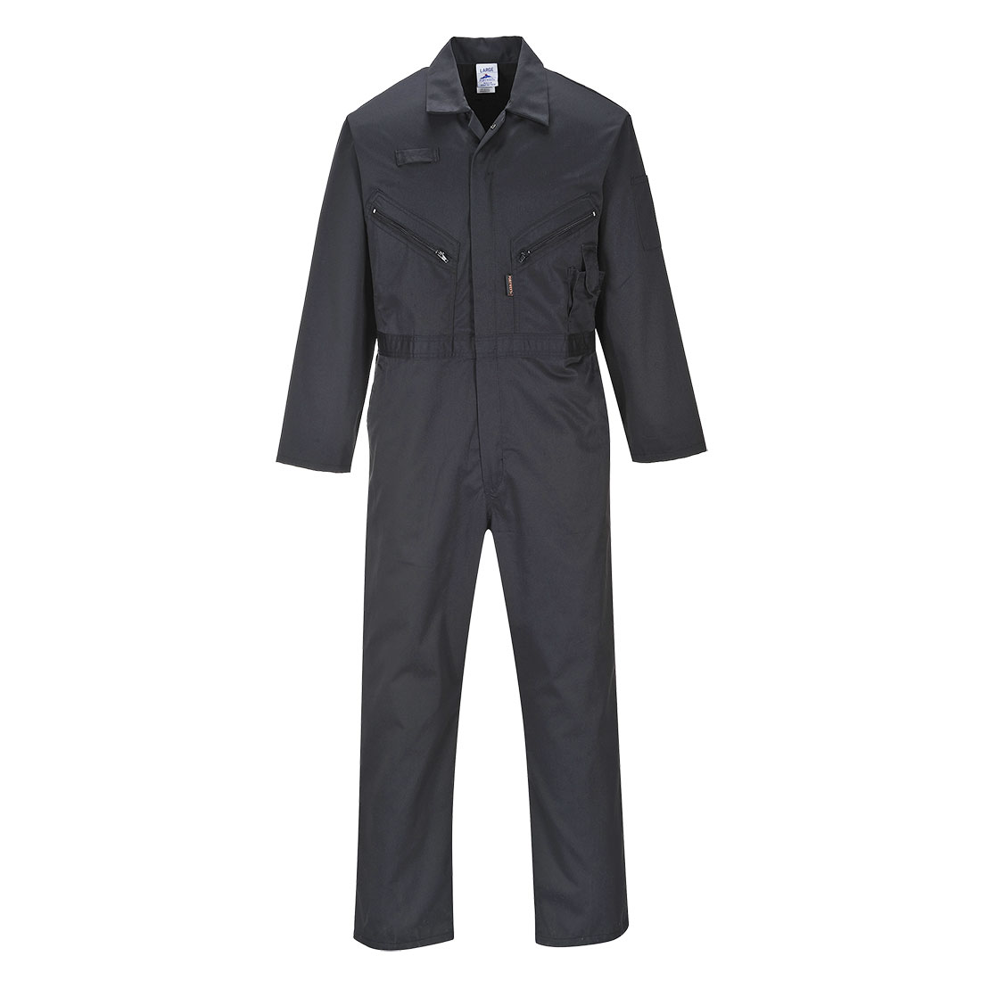 Liverpool Zip Coverall - Black Tall