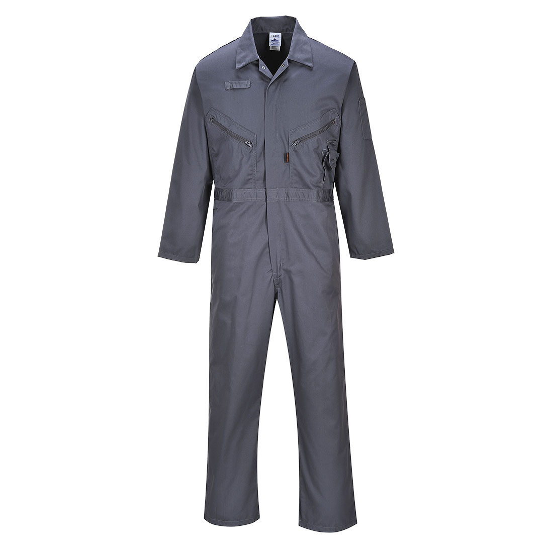 Liverpool Zip Coverall - Graphite Grey