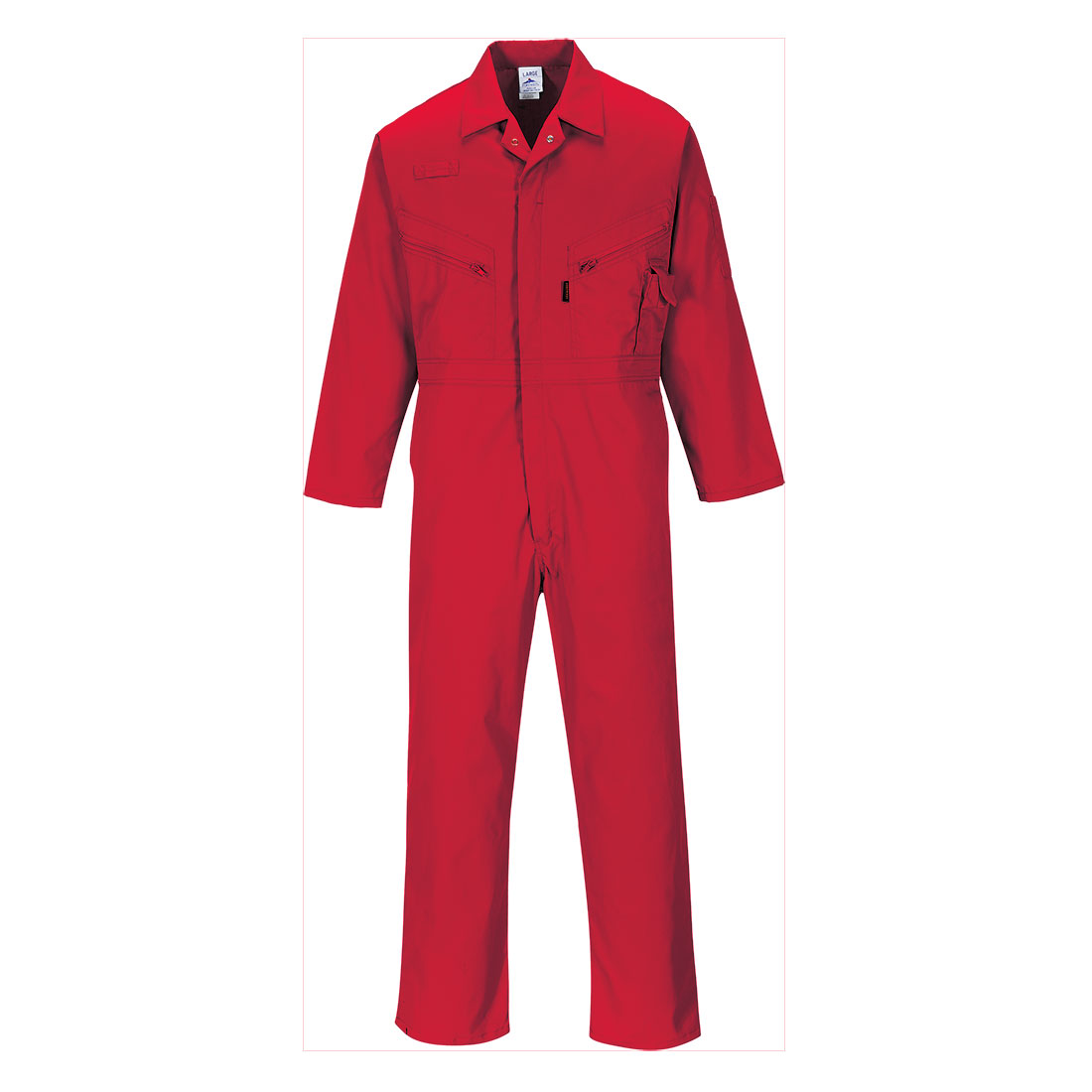 Liverpool Zip Coverall - Red