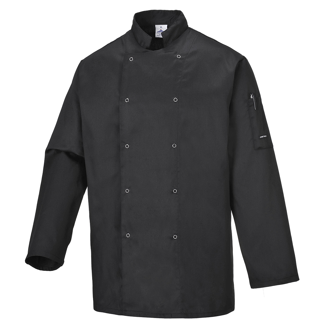 Suffolk Chefs Jacket L/S - Black