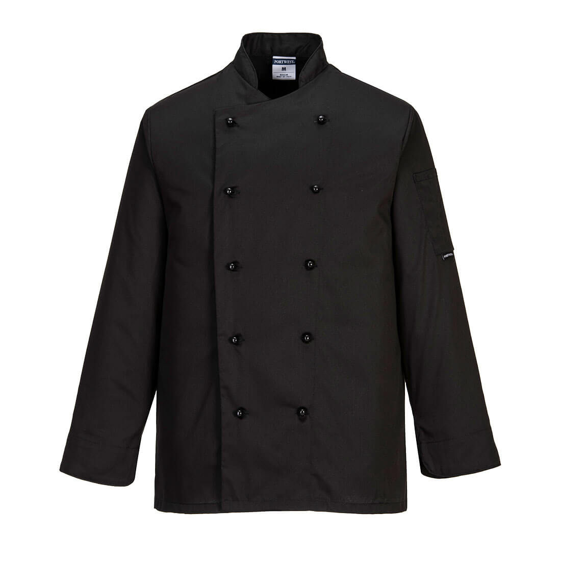 Somerset Chefs Jacket L/S - Black