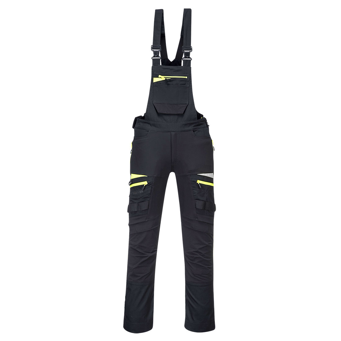 DX4 Work Bib and Brace - Black