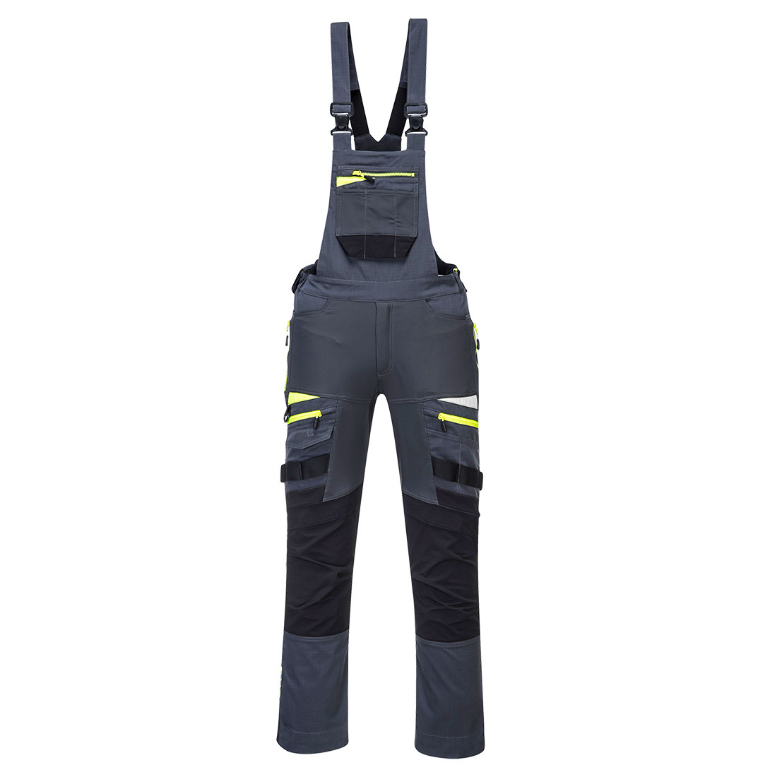 DX4 Work Bib and Brace - Metal Grey