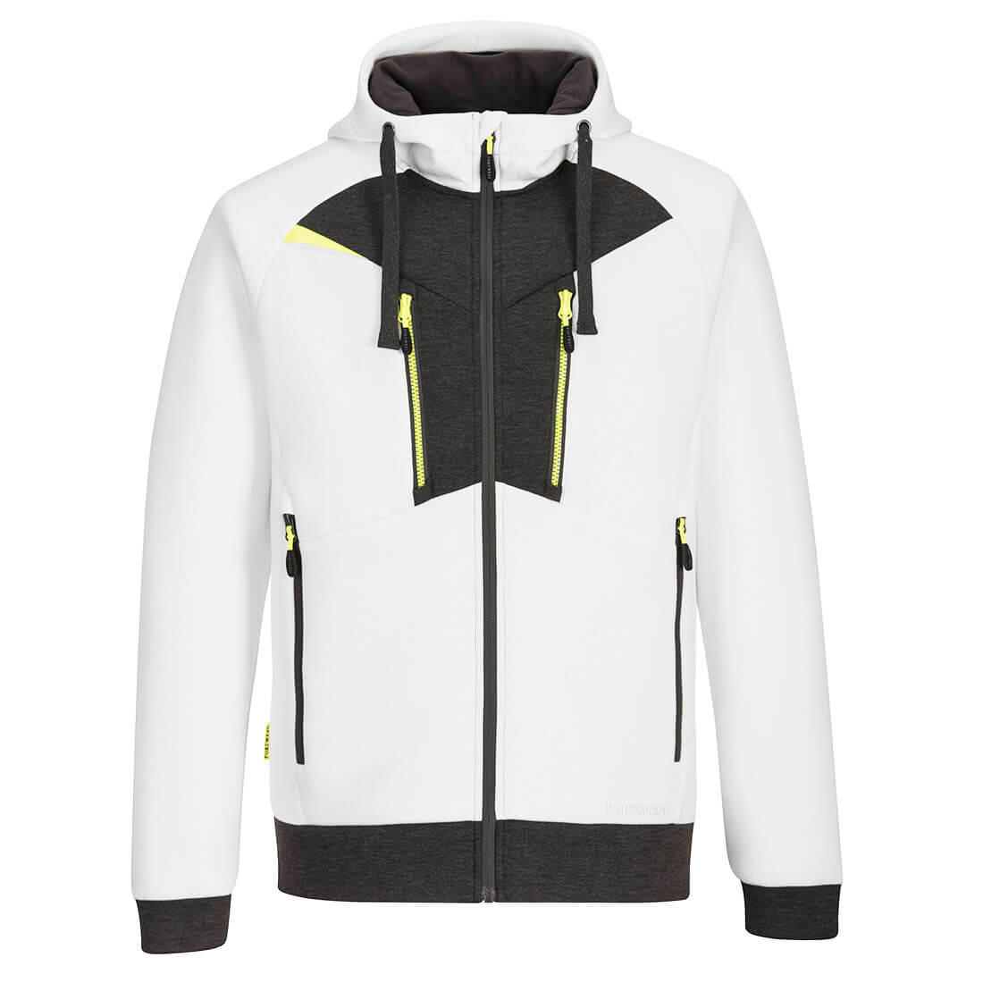 DX4 Zipped Hoodie  - White