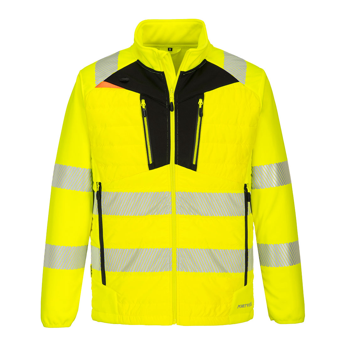 DX4 Hi-Vis Hybrid Baffle Jacket - Yellow/Black