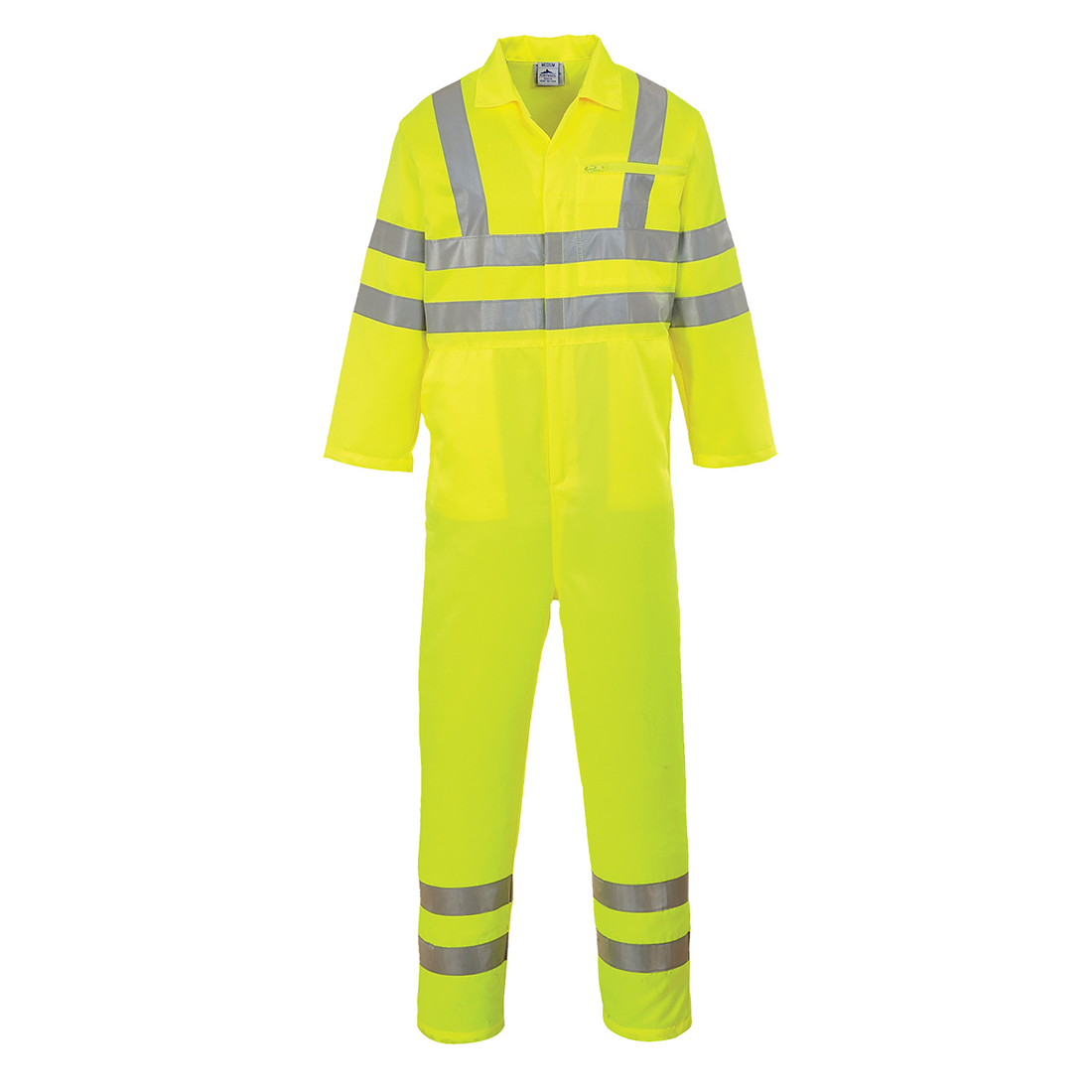 Hi-Vis Poly-cotton Coverall - Yellow