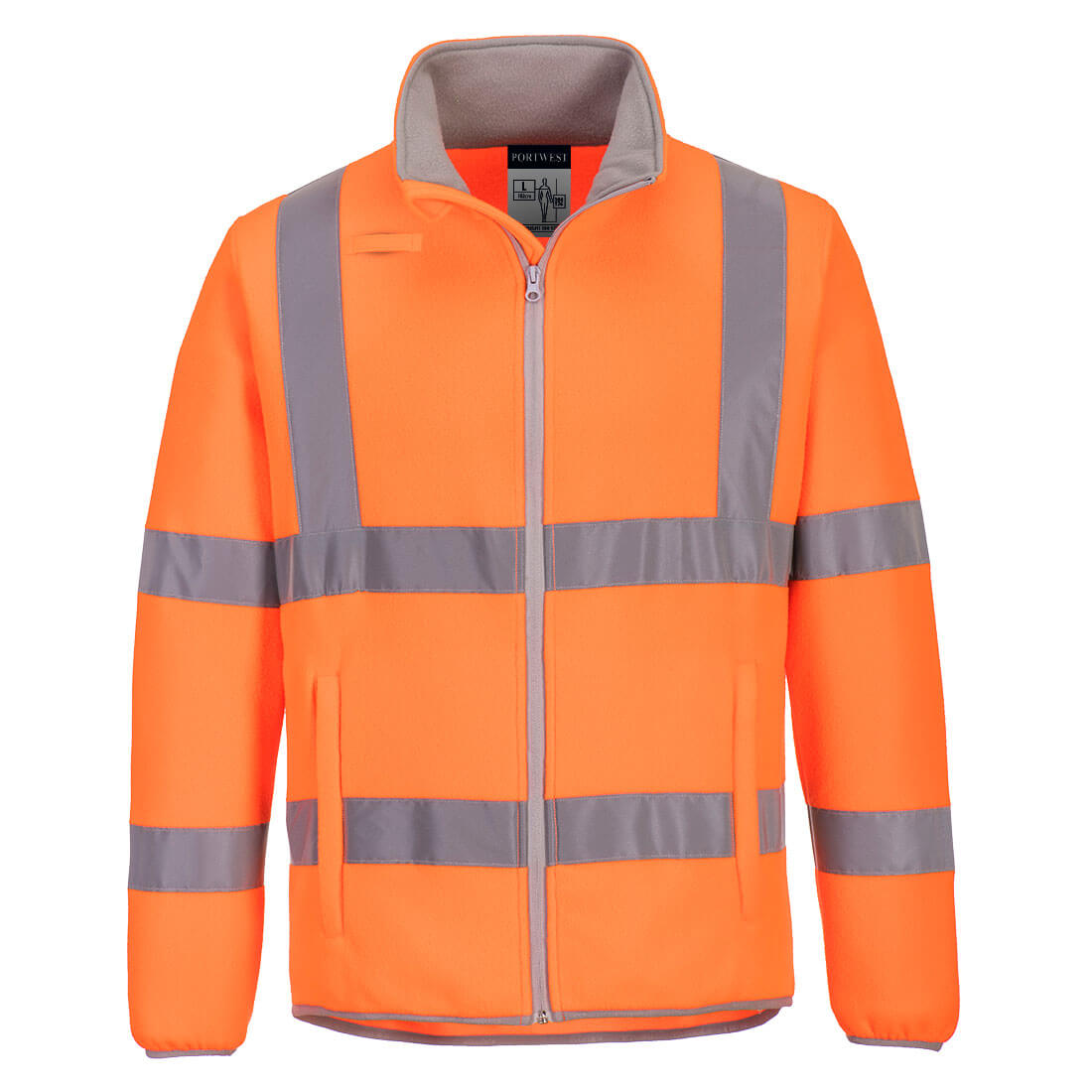 Eco Hi-Vis Fleece Jacket - Orange