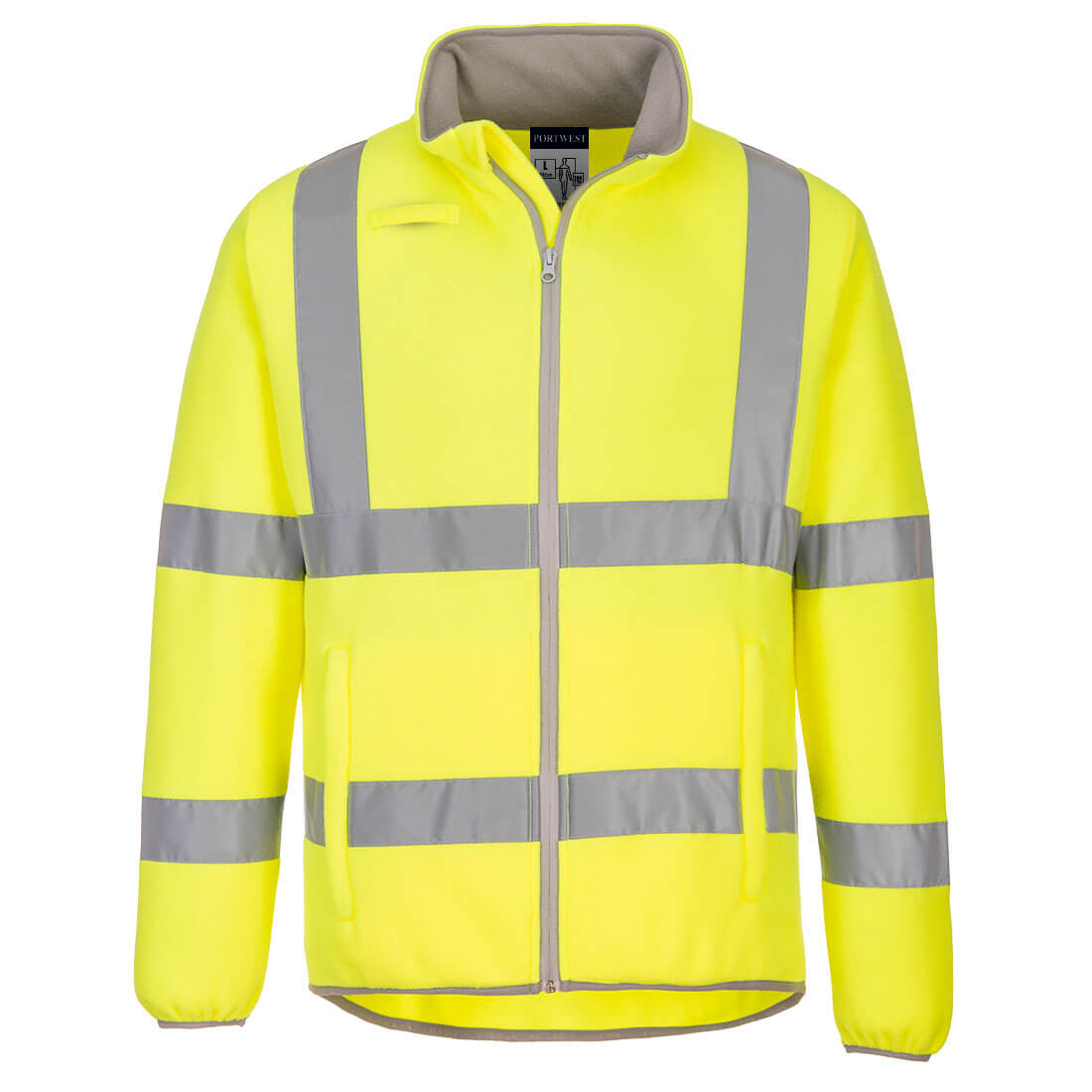 Eco Hi-Vis Fleece Jacket - Yellow