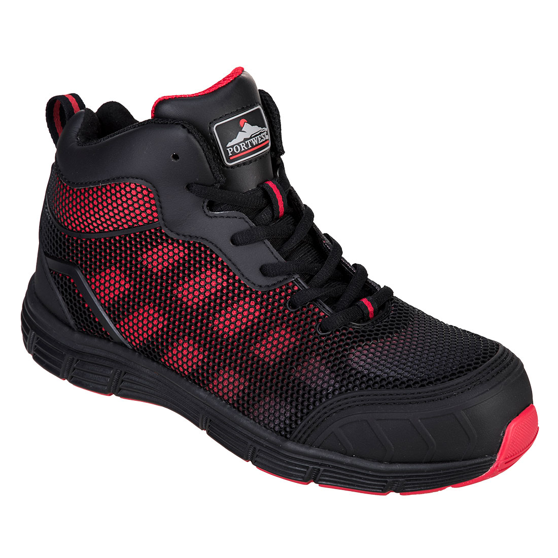 Portwest Compositelite Derwent Boot S1P - Black/Red