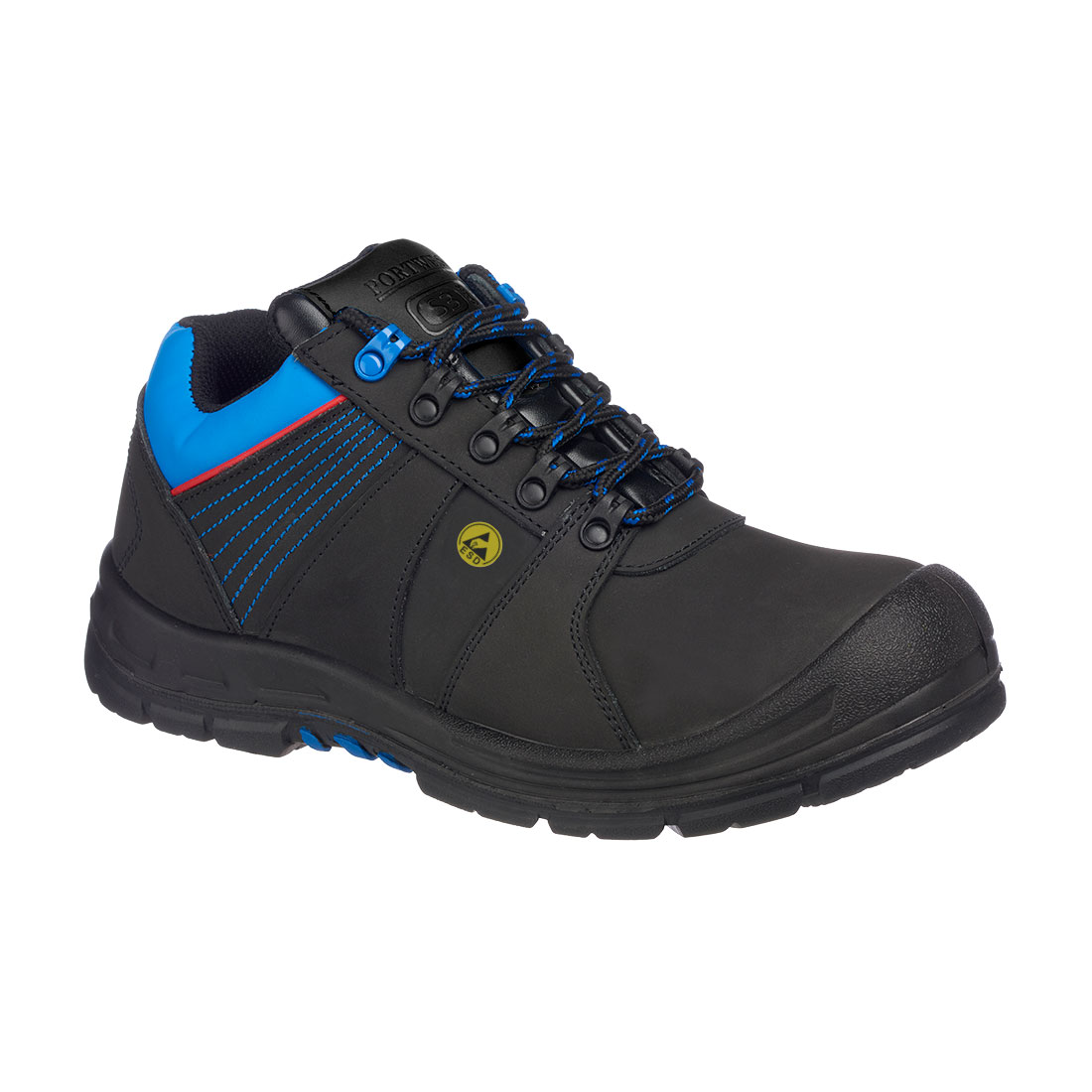 Portwest Compositelite Protector Safety Shoe S3 ESD HRO - Black/Blue