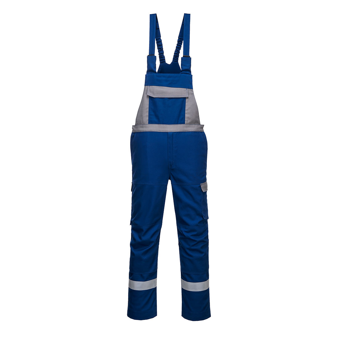 Bizflame Ultra Two Tone Bib & Brace - Royal Blue Short