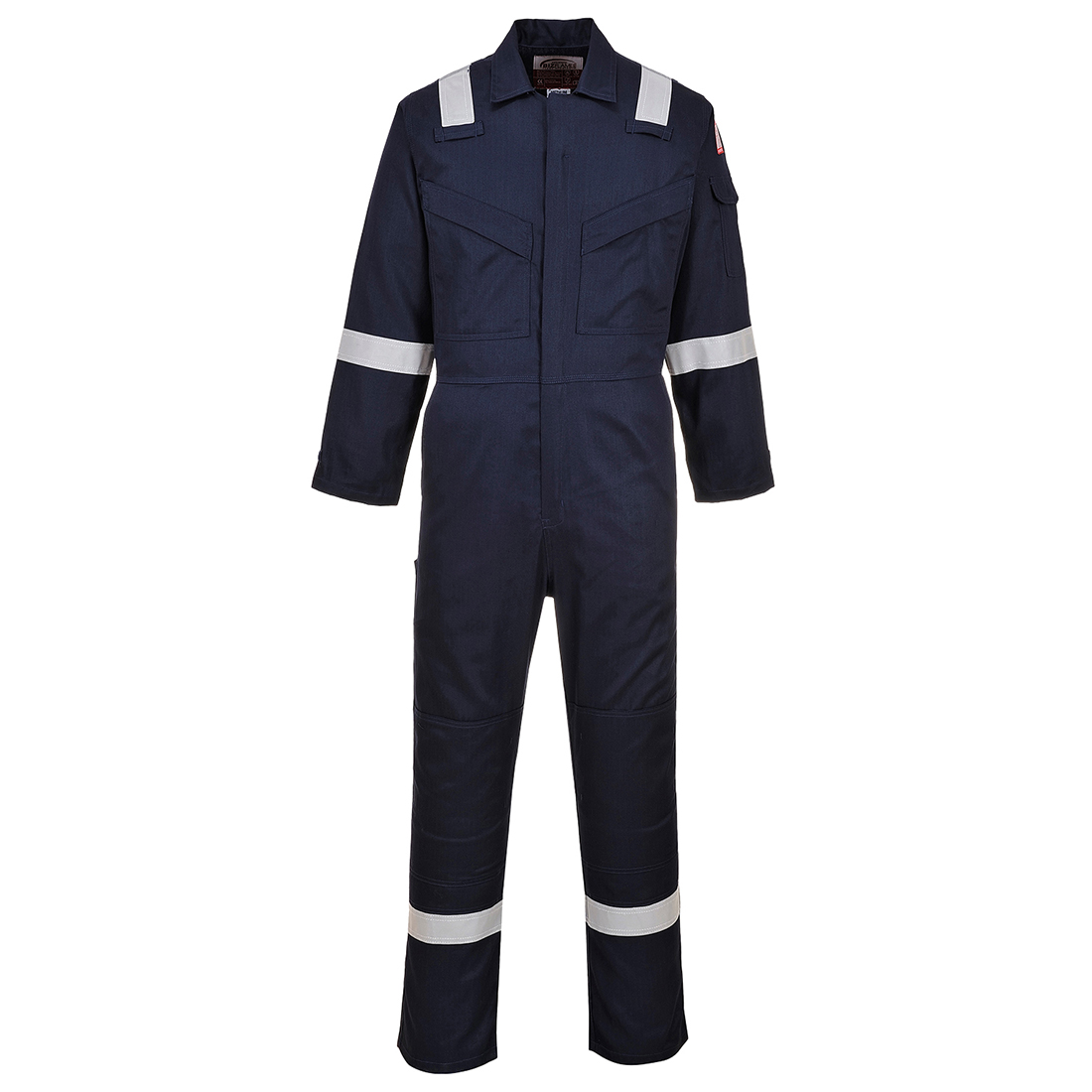 Flame Resistant Super Light Weight Anti-Static Coverall 210g - Navy