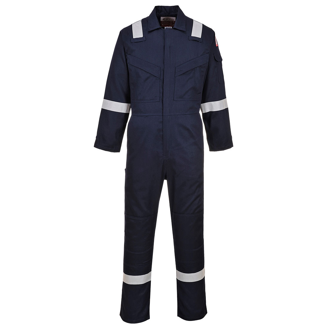 Flame Resistant Super Light Weight Anti-Static Coverall 210g - Navy Tall