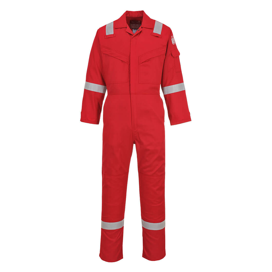 Flame Resistant Super Light Weight Anti-Static Coverall 210g - Red Tall