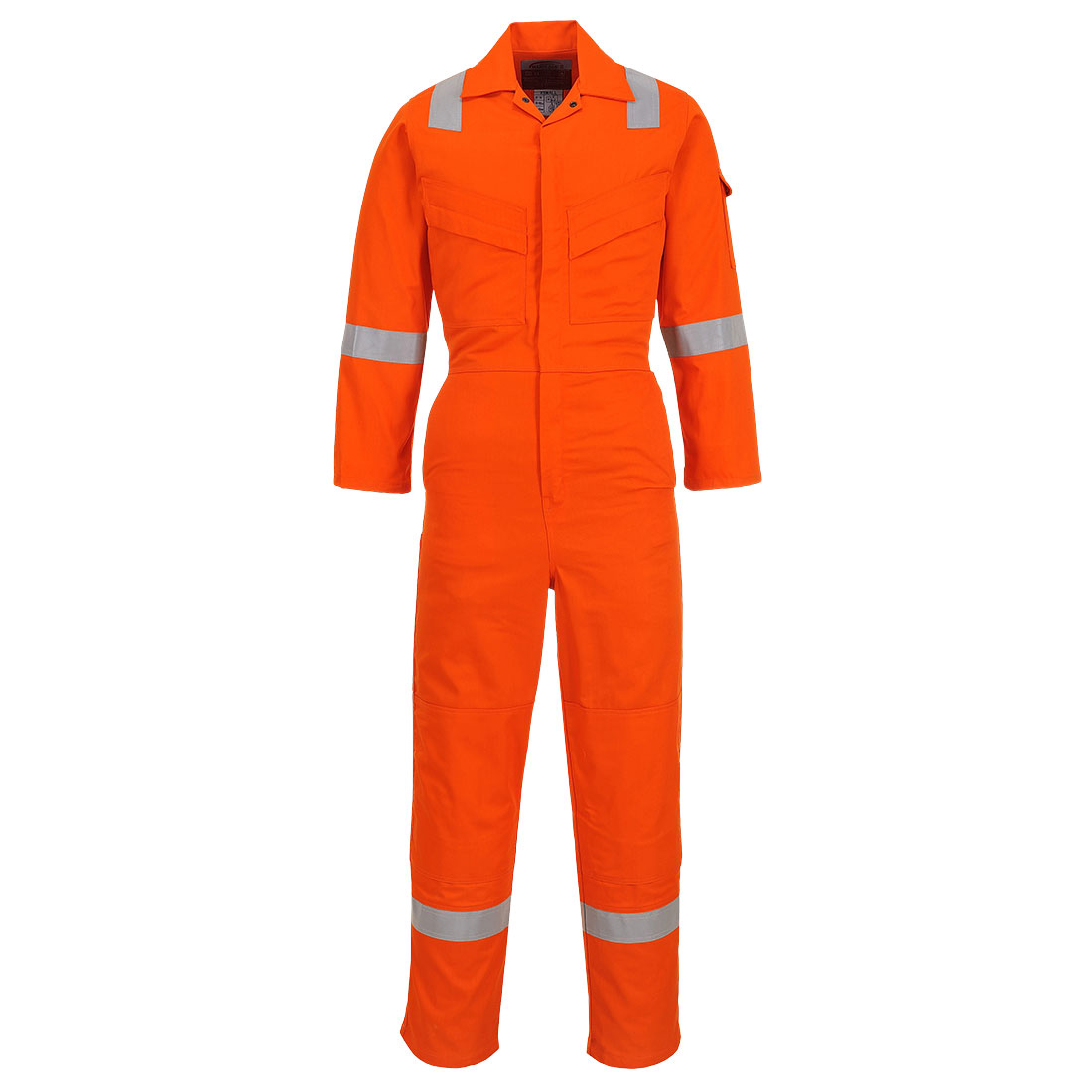 Flame Resistant Light Weight Anti-Static Coverall 280g - Orange