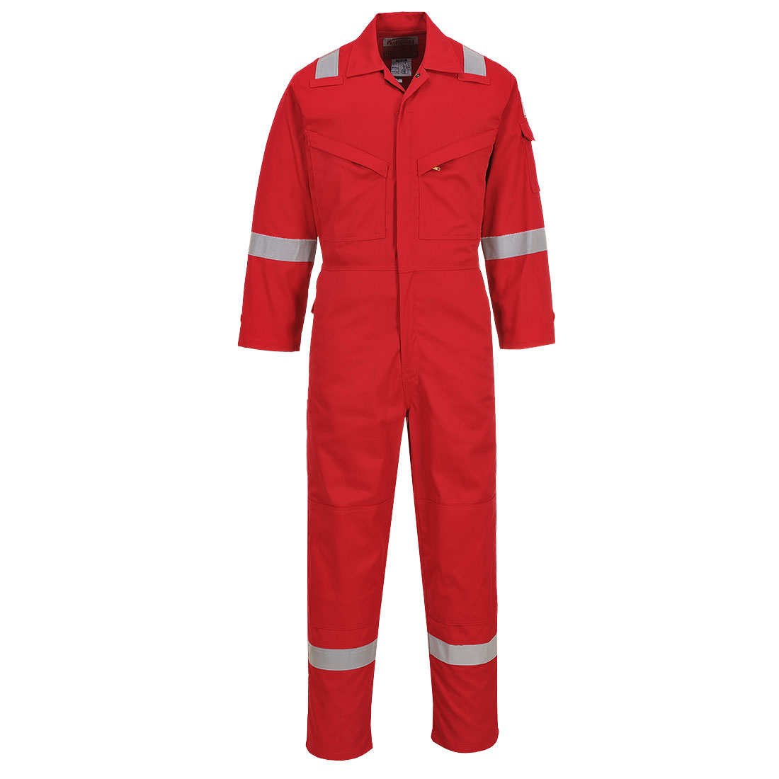 Flame Resistant Light Weight Anti-Static Coverall 280g - Red