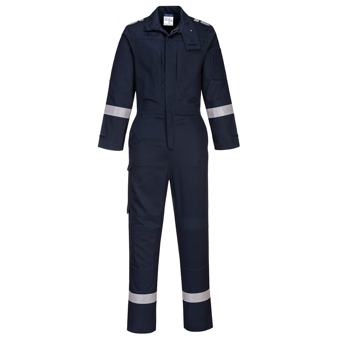 Bizflame Plus Stretch Panelled Coverall  - Navy