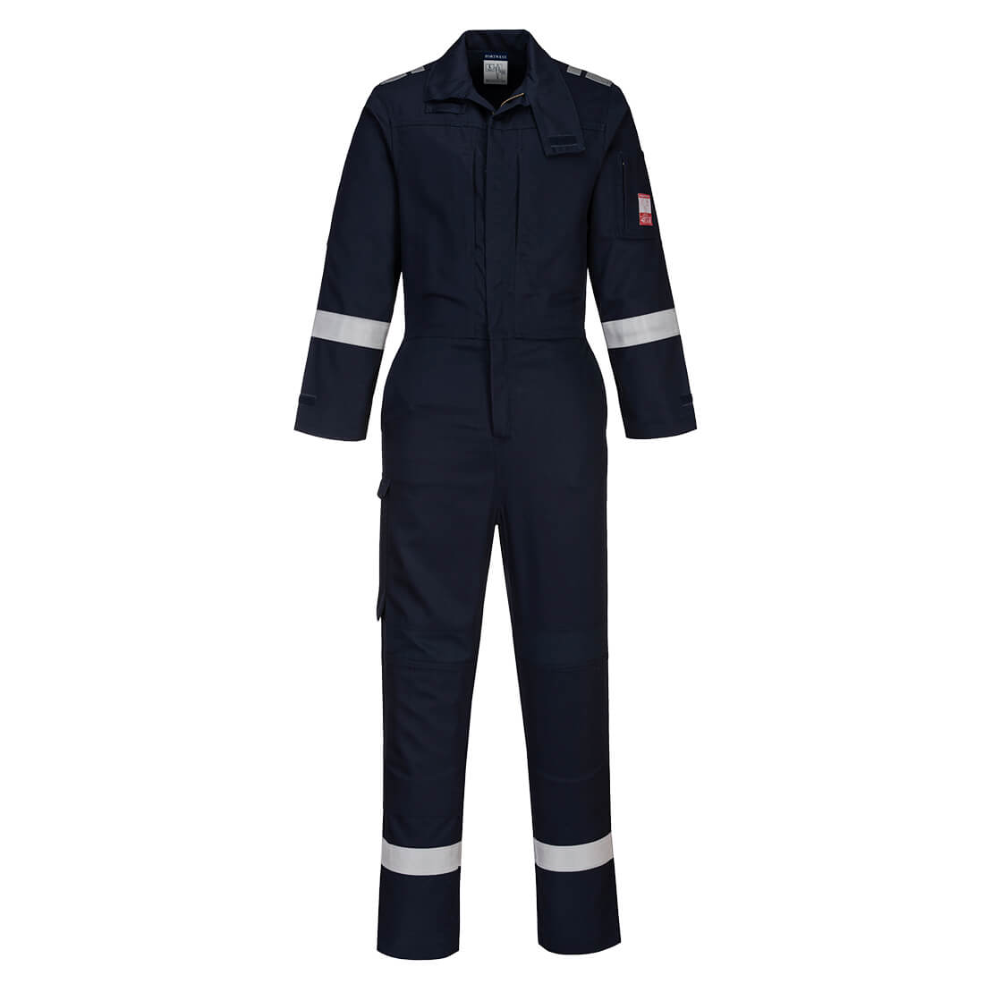 Bizflame Plus Lightweight Stretch Panelled Coverall  - Navy