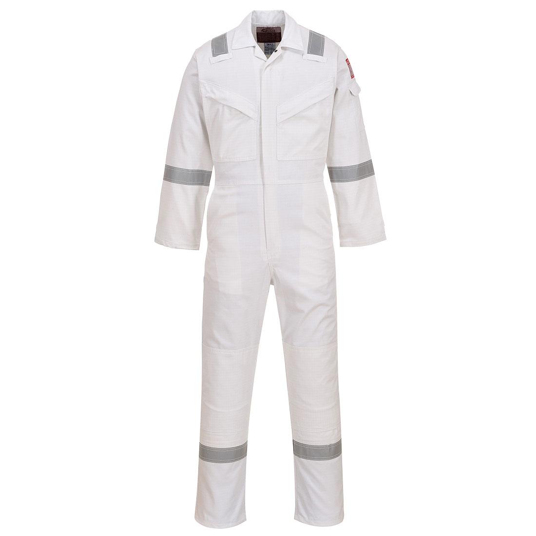 Flame Resistant Anti-Static Coverall 350g - White