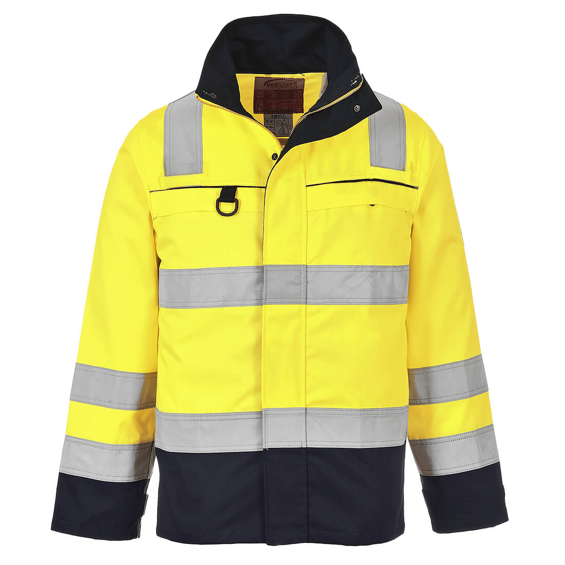 Hi-Vis Multi-Norm Jacket - Yellow/Navy