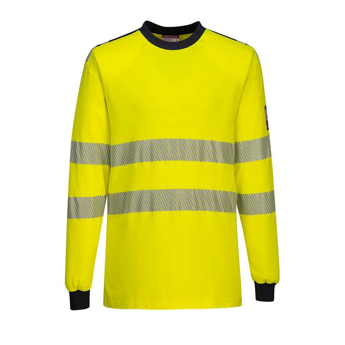 WX3 Flame Resistant Hi-Vis T-Shirt - Yellow/Navy