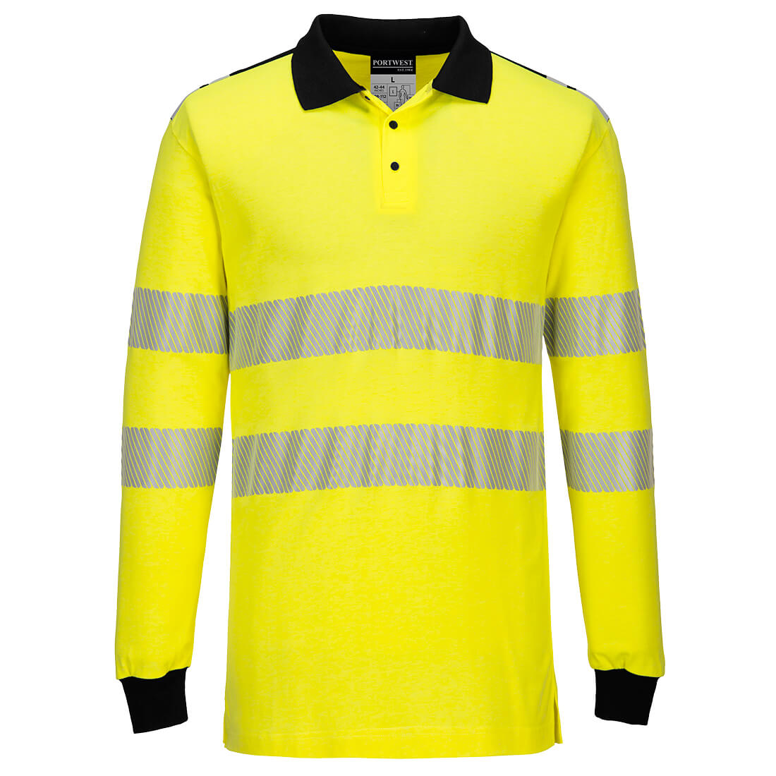 WX3 Flame Resistant Hi-Vis Polo Shirt - Yellow/Black
