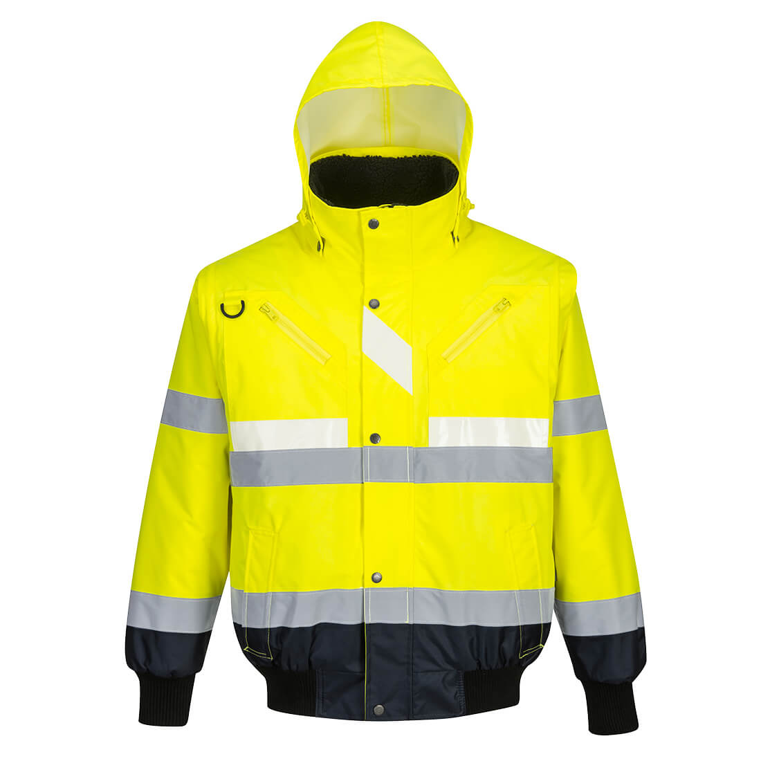 Glowtex 3-in-1 Jacket - Yellow/Navy